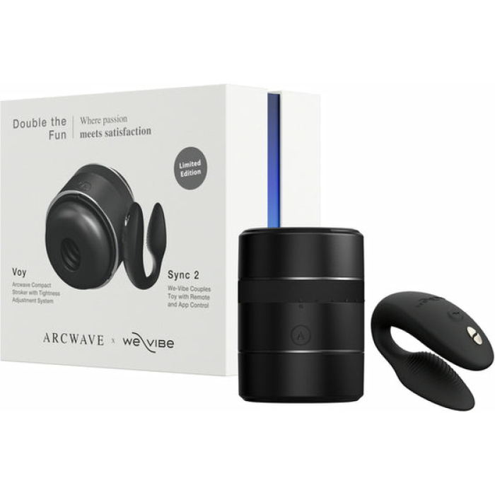 Arcwave x We-Vibe Double the Fun - Voy + Sync 2 Black - Image 1