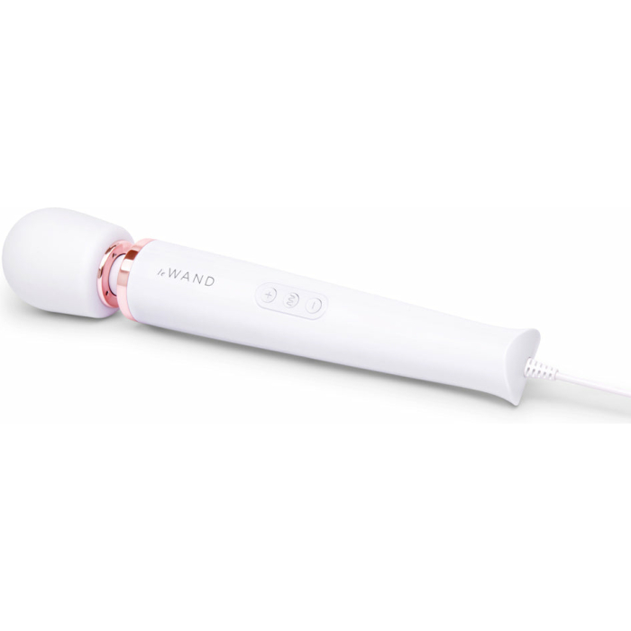 Le Wand Plug-In Vibrating Massager White - Image 1