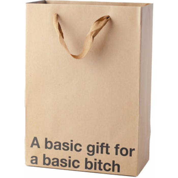Snarky Gift Bags A Basic Gift 3pk - Image 1