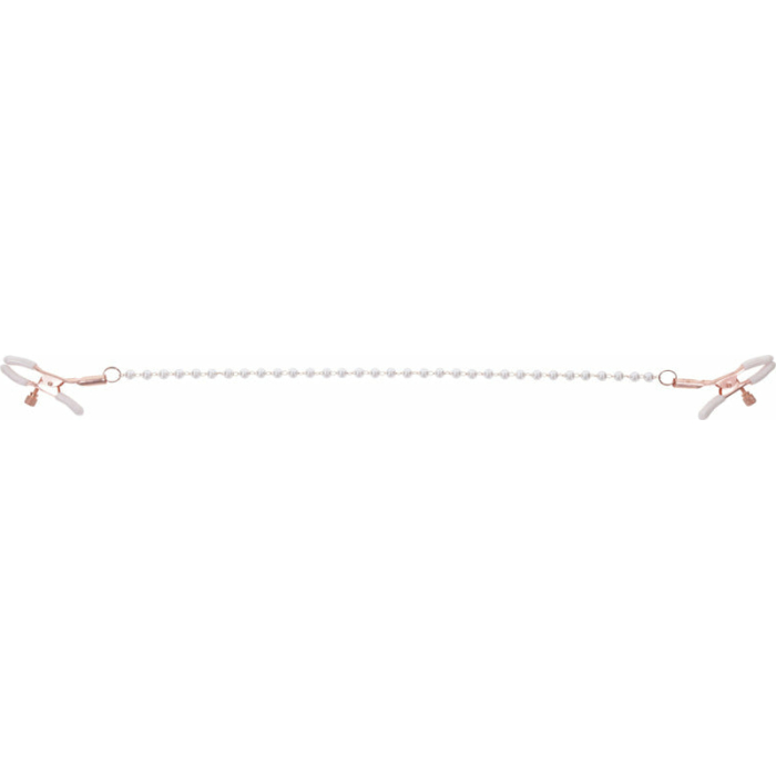 Sportsheets Sex & Mischief Peaches 'n CreaMe Pearl Nipple Clamps - Image 2