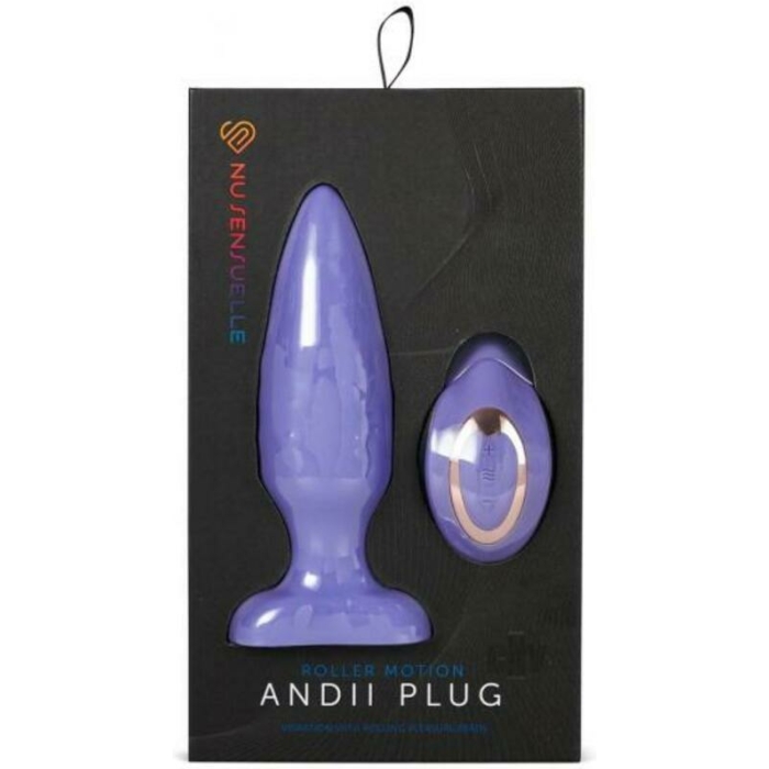 Sensuelle Andii Plug W/roller  Ult Viol - Image 1
