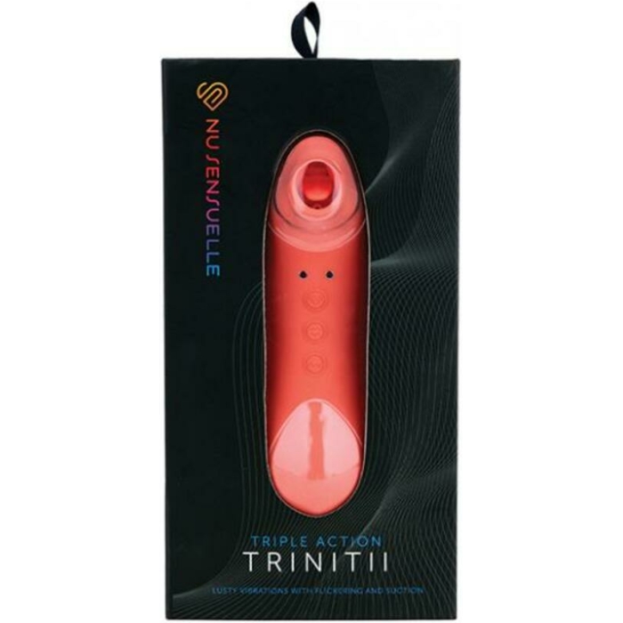 Sensuelle Trinitii Suction Tongue Coral - Image 1
