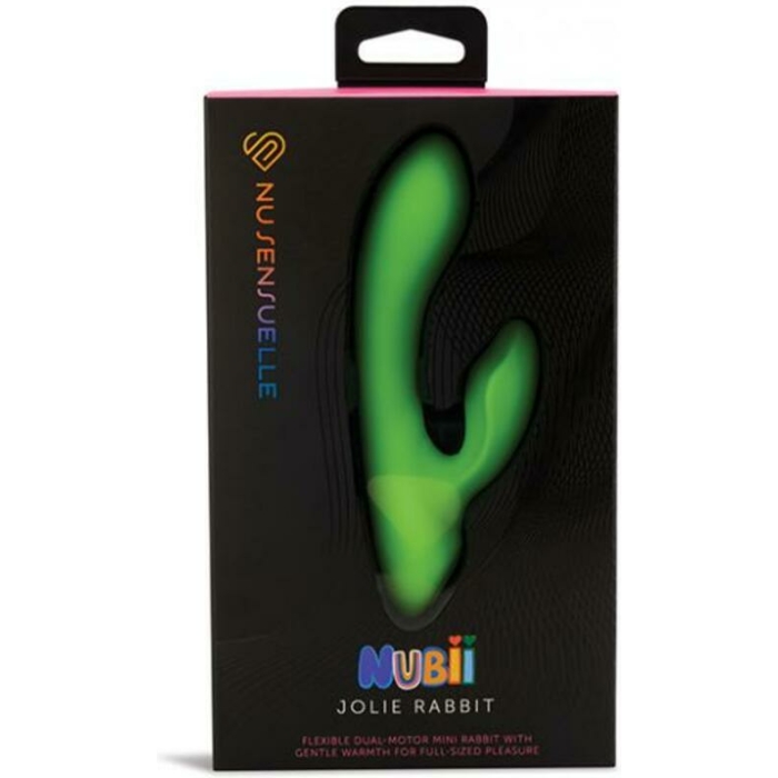 Nu Sensuelle Jolie Nubii Warming Mini Rabbit - Lime Green - Image 1