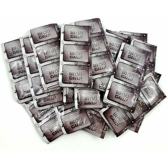 Caution Wear Iron Grip Condoms 3 Pack - Image 2