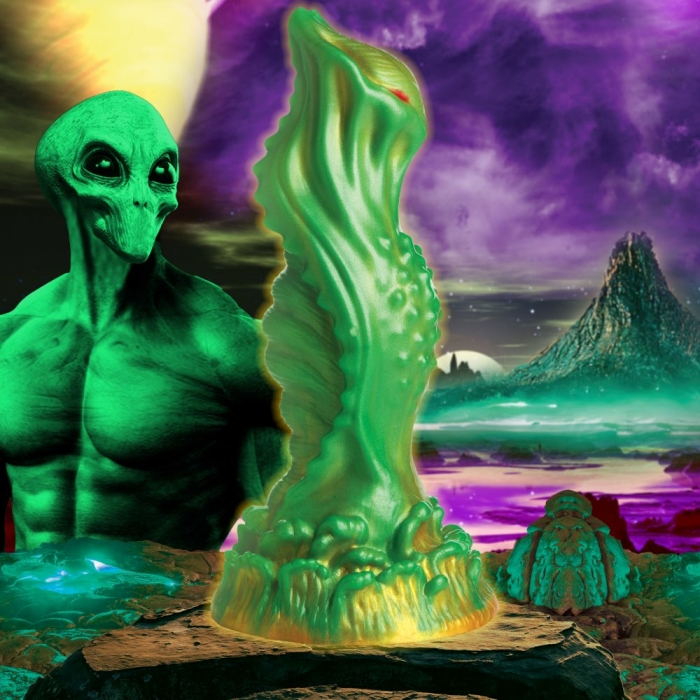 Creature Cocks Nebula Alien Silicone Dildo - Image 1