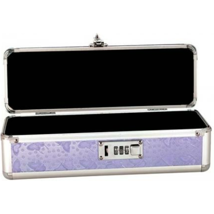 Lockable Vibrator Case Small Purple - Image 2