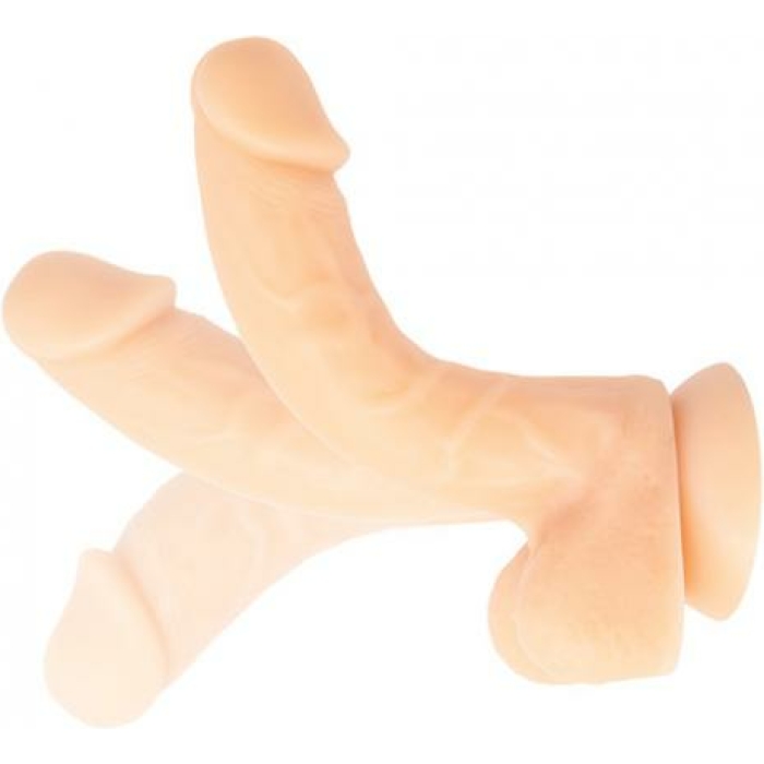 Addiction David 8 inches Bendable Beige Silicone Dong - Image 2
