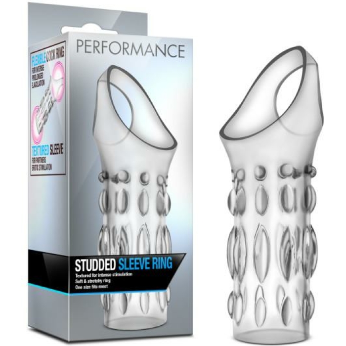Performance Studded Sleeve Ring Clear - Image 3