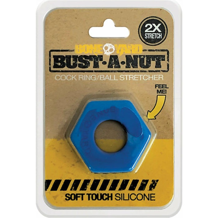 Boneyard Bust a Nut Cock Ring - Blue - Image 1
