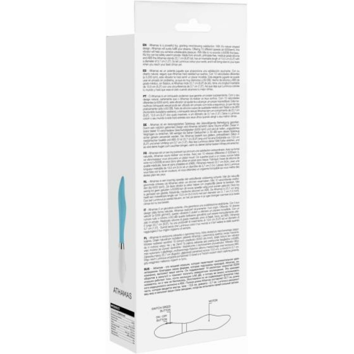 Athamas Ultra Soft Silicone 10 Speeds Turquoise - Image 3