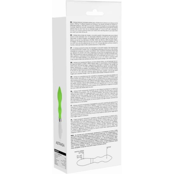 Astraea Ultra Soft Silicone 10 Speeds Green - Image 3