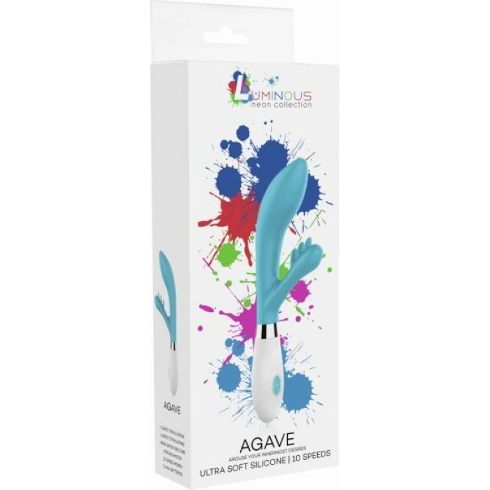 Agave Ultra Soft Silicone 10 Speeds Turquoise - Image 2