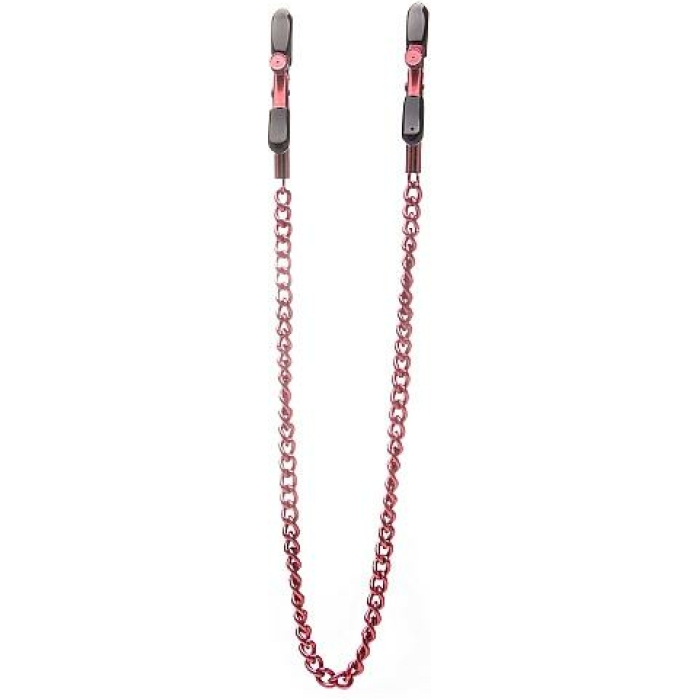 Ouch Adjustable Nipple Clamps with Chain - Image 1