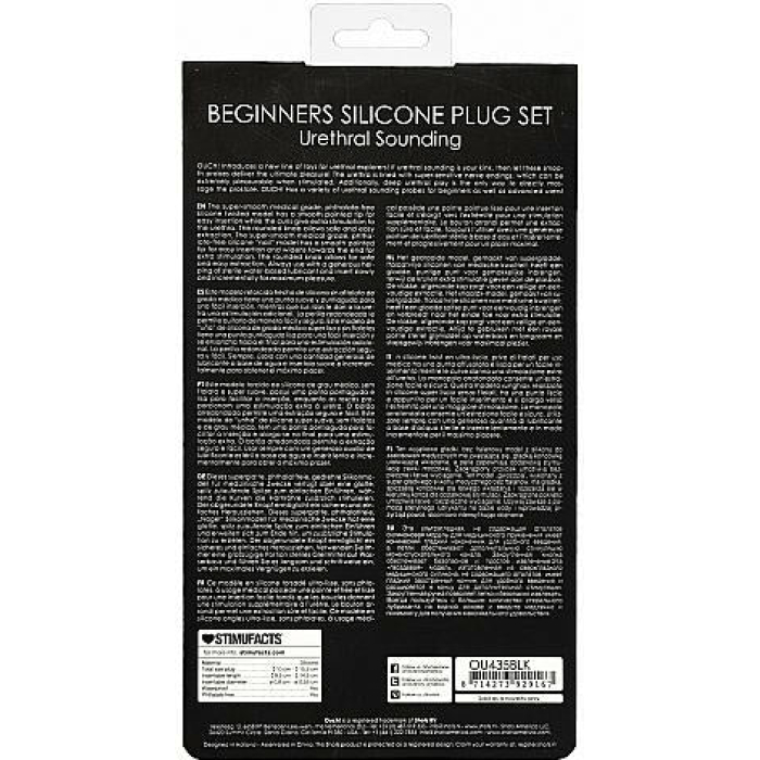Beginners Silicone Plug Set - Black - Image 3