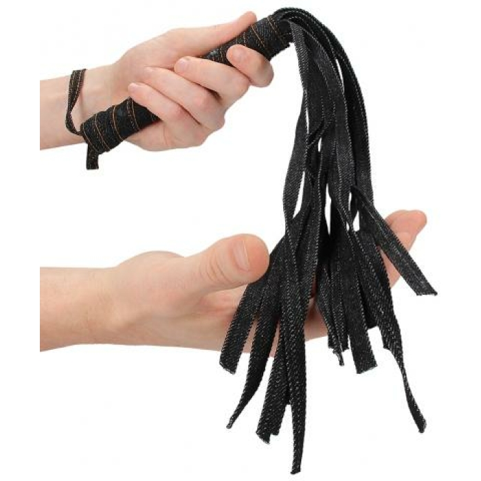 Denim Flogger - Roughend Denim Style - Black - Image 3