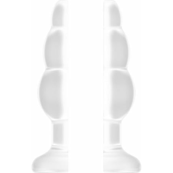 Sono No 50 Medium Hollow Tunnel Butt Plug 4 inches Translucent - Image 2