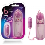 Silver Bullet Mini Vibrator Pink Power Control