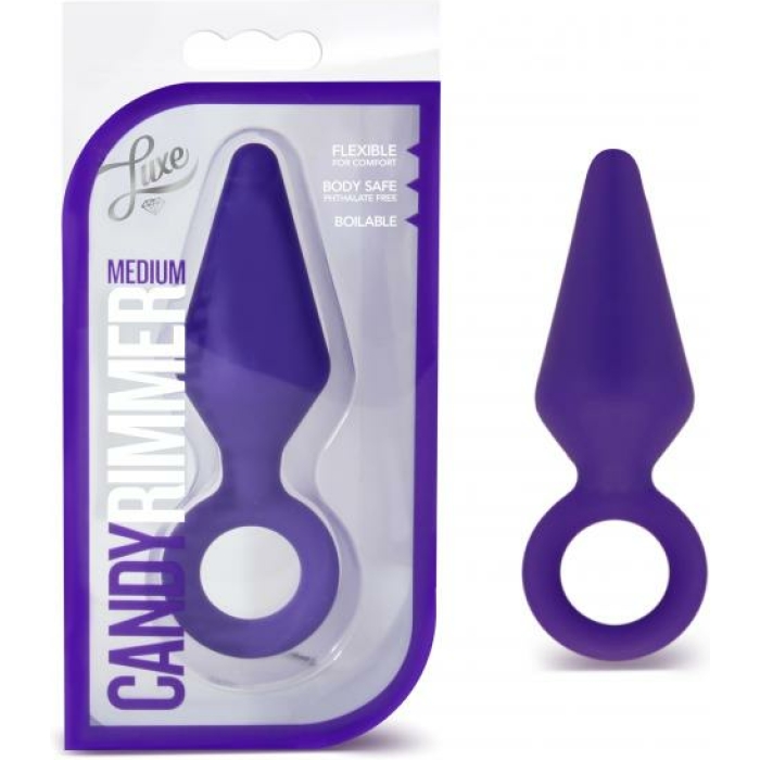 Candy Rimmer Small Butt Plug Purple - Image 1