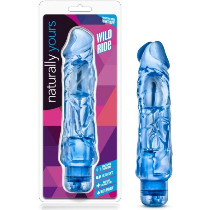 Wild Ride Vibrating Dong - Blue - Image 1