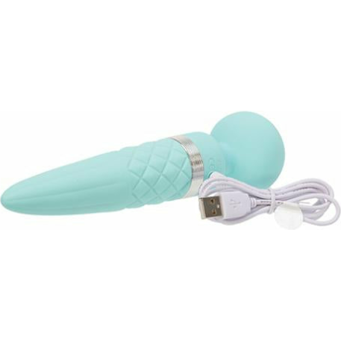 Pillow Talk Sultry Massager Wand Teal - Image 3
