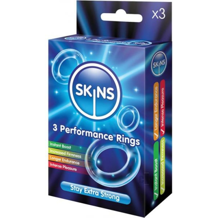 Skins Performance Ring 3 Pack Cock Rings - Image 2