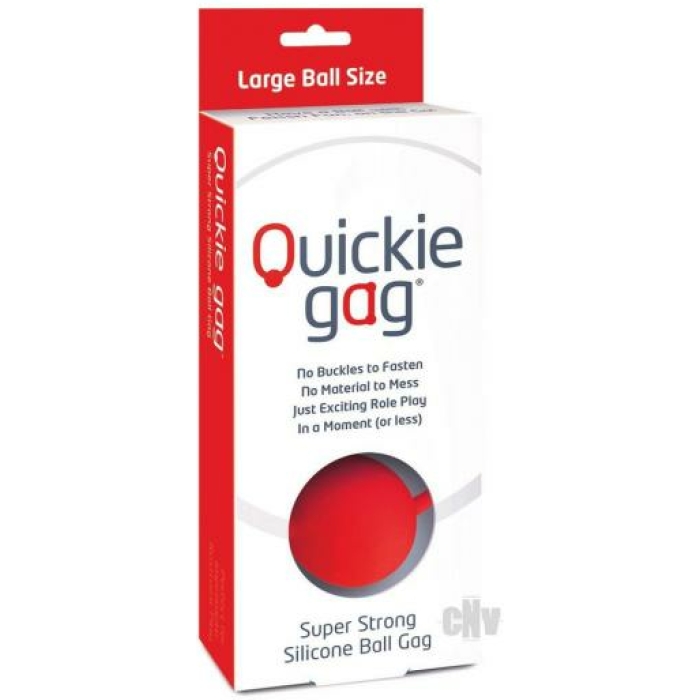 Quickie Ball Gag Large Red - Image 1