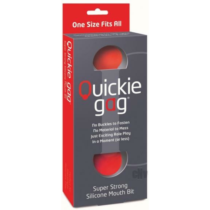 Quickie Bit Gag Red - Image 1