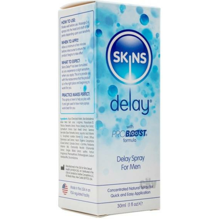 Skins Natural Delay Spray - 30 Ml - Image 1