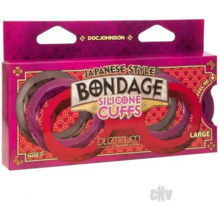 Japanese Bondage Silicone Cuffs - Image 2