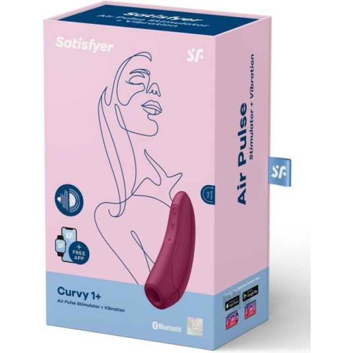 Satisfyer Curvy 1+ Rose Red W/ App - Image 2