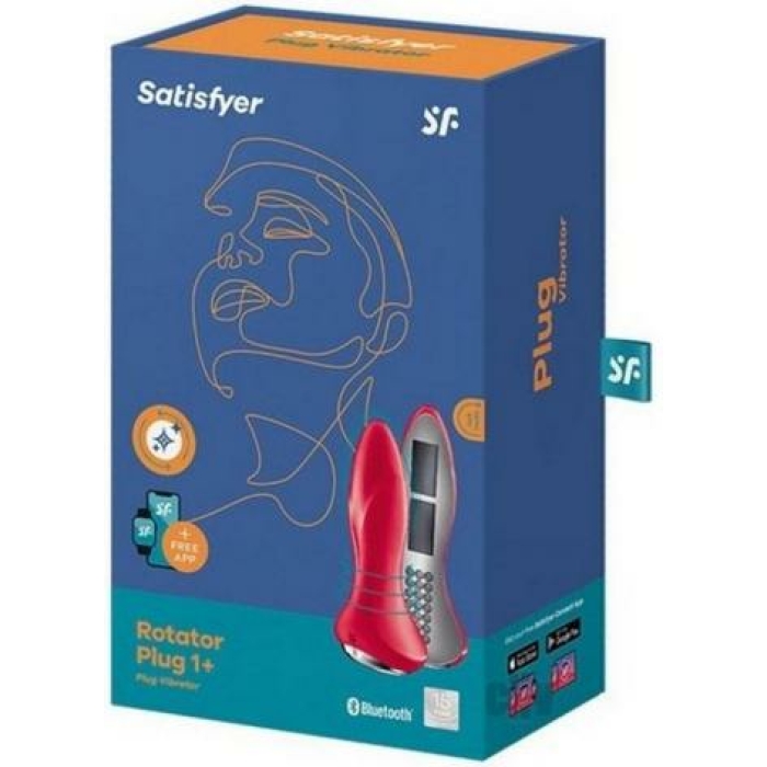 Satisfyer Rotator Plug 1 Plus Red - Image 1