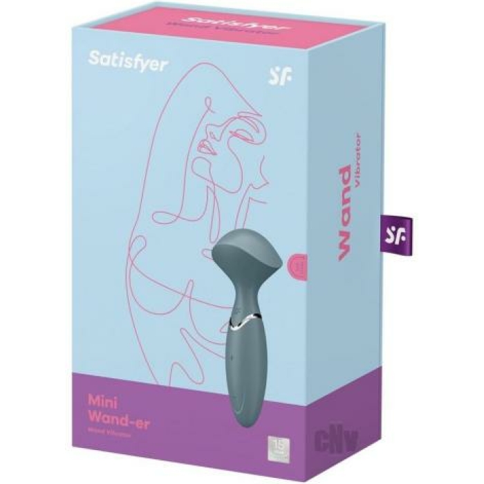 Satisfyer Mini Wand-er Grey - Image 1