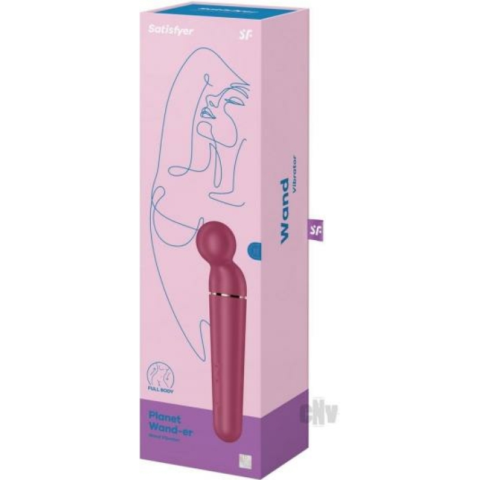 Satisfyer Planet Wand-er Berry - Image 1