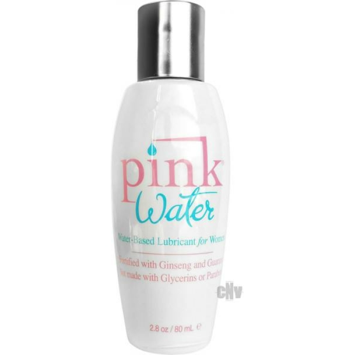 Pink Water Based Lubricant for Women Flip Top 2.8oz Bottle - Image 1