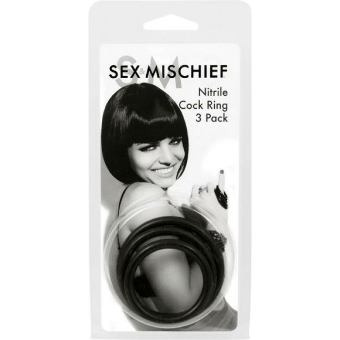 Nitrile Cockring 3 Pack - Image 2