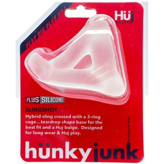 Hunky Junk Slingshot 3 Ring Teardrop - Ice - Image 1
