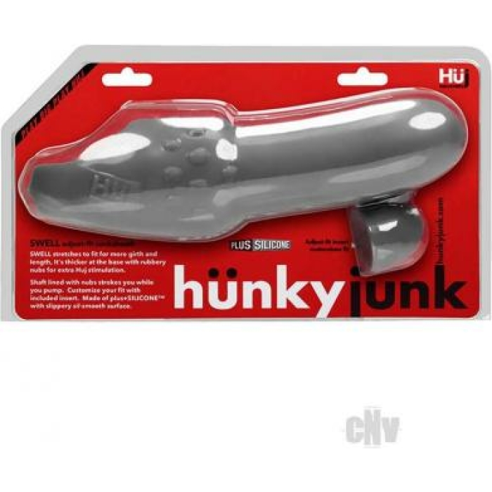 Hunkyjunk Swell Cock Sheath Stone Smoke Penis Sleeve - Image 3