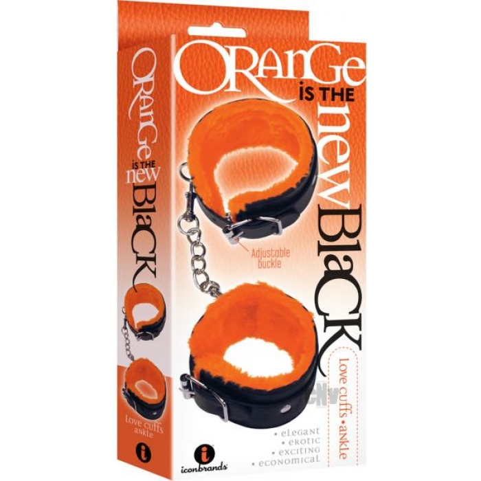 Love Cuffs Ankle Black Orange Lining - Image 2
