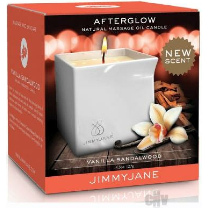 Jimmyjane Afterglow Massage Candle - Vanilla Sandalwood - Image 3