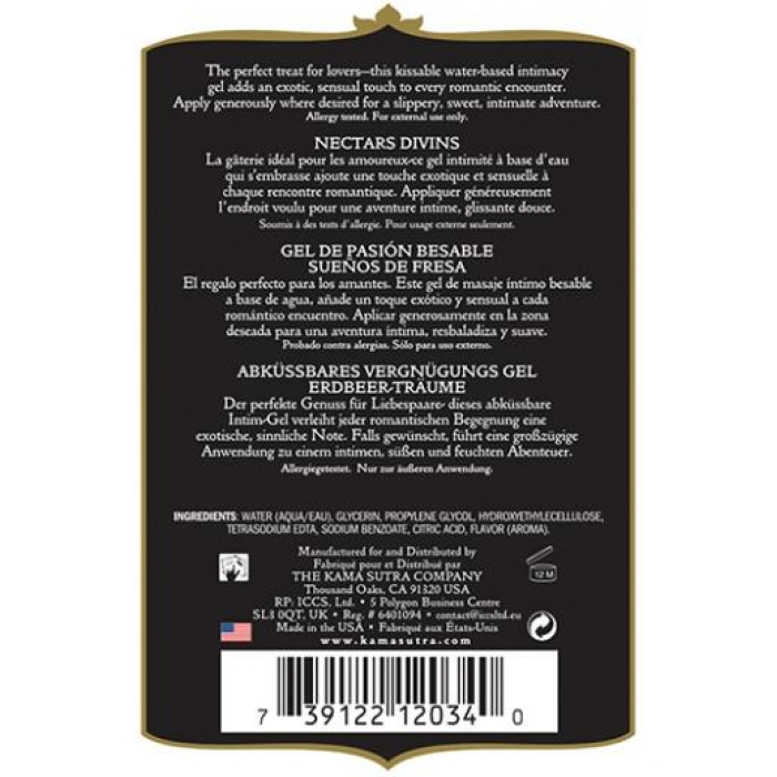 Kama Sutra Divine Nectars Strawberry Dreams 5oz - Image 2