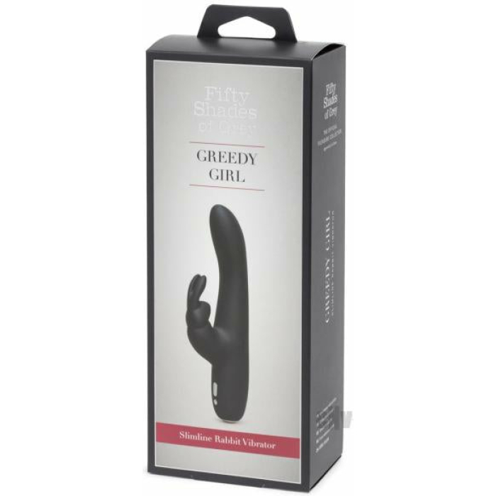 Fifty Shades Of Grey Greedy Girl Slimline Rabbit Vibrator - Image 3
