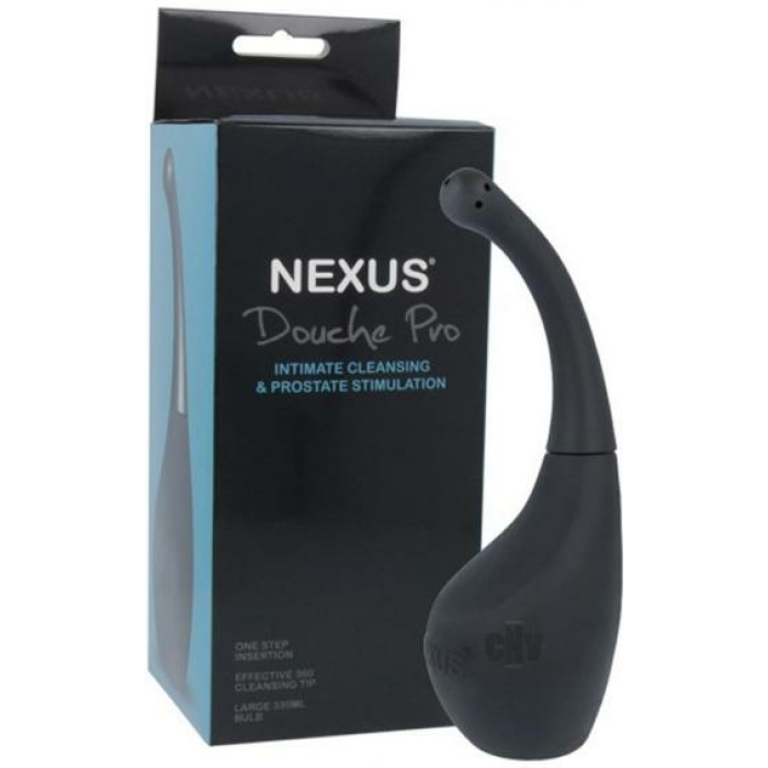 Anal Douche With Prostate Nozzle Black - Image 1