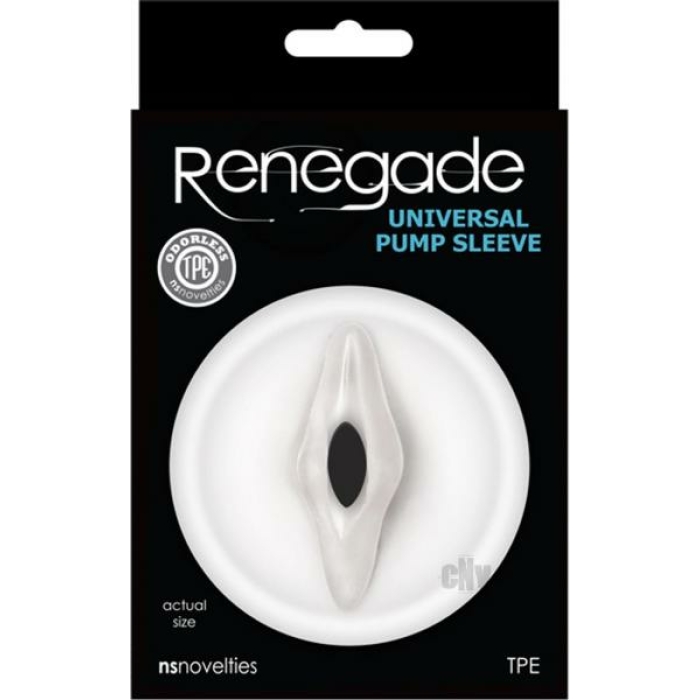 Renegade Universal Pump Vagina Sleeve Clear - Image 2