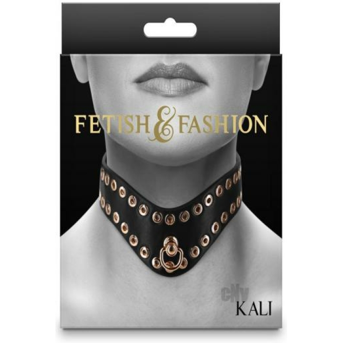 Fetish Fashion Kali Collar Blk/gld - Image 1