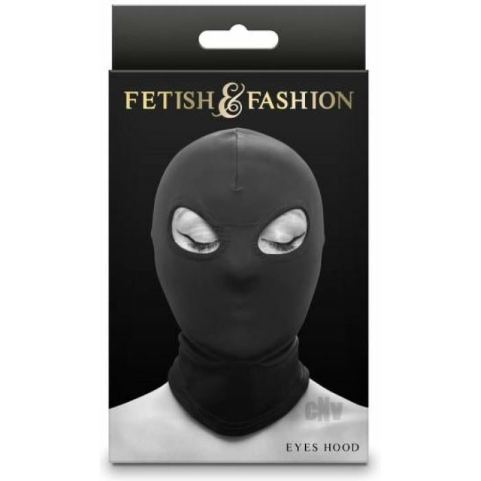 Fetish Fashion Eyes Hood Blk - Image 1