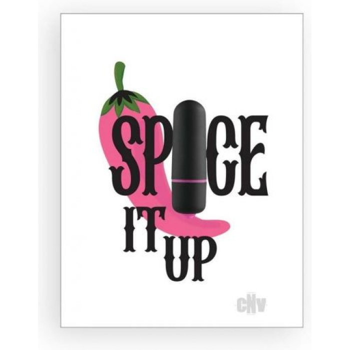 Naughtyvibes Spice It Up Greet Card - Image 1