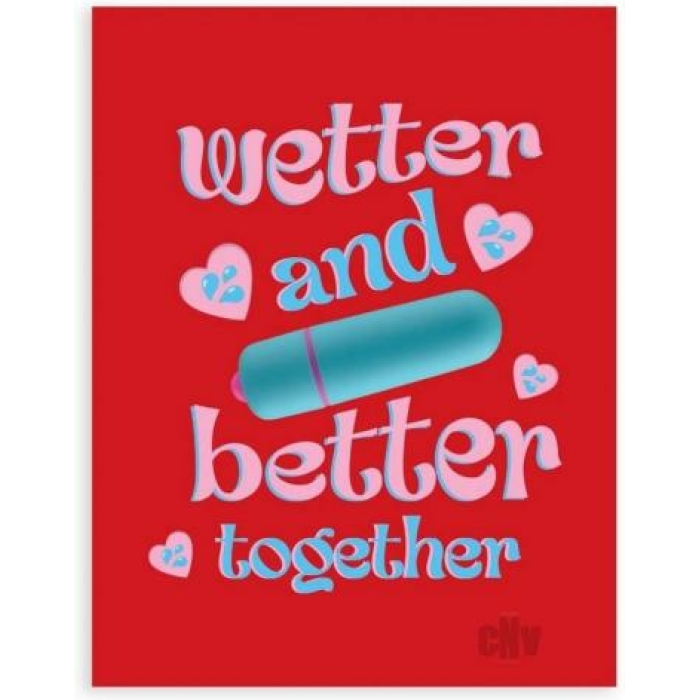 Naughtyvibes Wetter Better Greet Card - Image 1