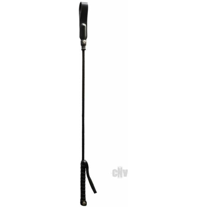 Rouge Long Riding Crop Slim Tip - Black - Image 1