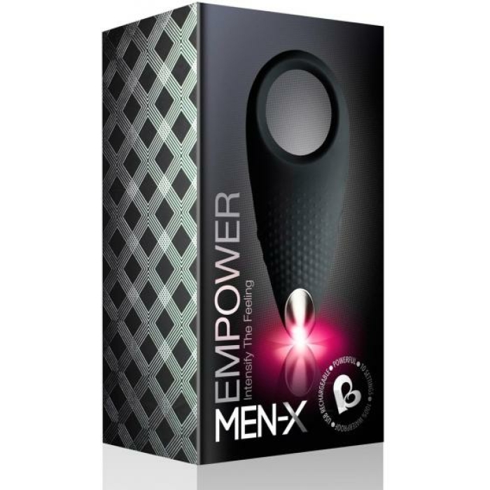 Rocks Off Men-x Empower Couples Stimulator - Black - Image 1