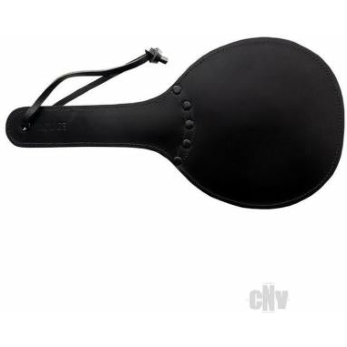 Padded Leather Ping Pong Paddle Black - Image 1